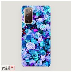 Чехол Пластиковый Samsung Galaxy S20 FE Цветочный ковер Case Place