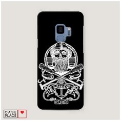 Чехол Пластиковый Samsung Galaxy S9 Тату моряк Case Place