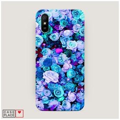 Чехол Пластиковый Xiaomi Redmi 9A Цветочный ковер Case Place