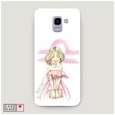 Чехол Пластиковый Samsung Galaxy J6 2018 Весы образ Case Place