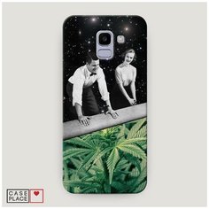 Чехол Пластиковый Samsung Galaxy J6 2018 Ковер самокрут Case Place