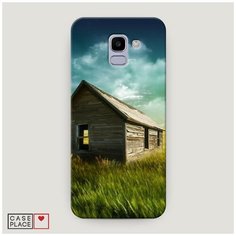 Чехол Пластиковый Samsung Galaxy J6 2018 Домик в поле Case Place