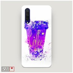 Чехол Пластиковый Xiaomi Mi CC9 Кофейный стакан арт Case Place