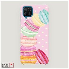 Чехол Пластиковый Samsung Galaxy M12 Пирамидка макарони Case Place