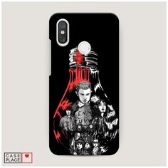 Чехол Пластиковый Xiaomi Mi 8 Черная лампочка Case Place
