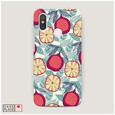 Чехол Пластиковый Xiaomi Mi 8 Постер с гранатами Case Place