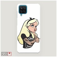 Чехол Пластиковый Samsung Galaxy A12 Белоснежка в татуировках Case Place