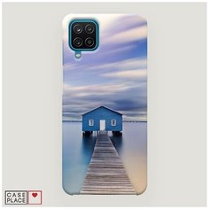 Чехол Пластиковый Samsung Galaxy A12 Домик на воде Case Place