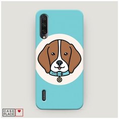 Чехол Пластиковый Xiaomi Mi CC9E Собака в ошейнике Case Place