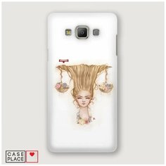 Чехол Пластиковый Samsung Galaxy A3 Весы прическа Case Place