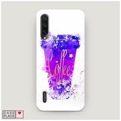 Чехол Пластиковый Xiaomi Mi A3 Кофейный стакан арт Case Place