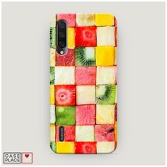 Чехол Пластиковый Xiaomi Mi A3 Фруктовые кубики Case Place