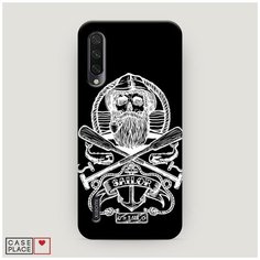 Чехол Пластиковый Xiaomi Mi A3 Тату моряк Case Place