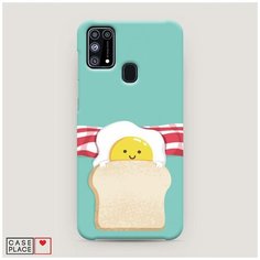 Чехол Пластиковый Samsung Galaxy M31 Съедобная кровать Case Place