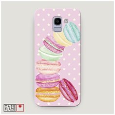 Чехол Пластиковый Samsung Galaxy J6 2018 Пирамидка макарони Case Place