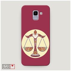 Чехол Пластиковый Samsung Galaxy J6 2018 Весы Case Place