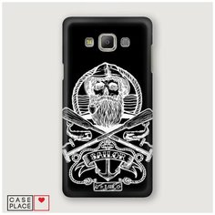 Чехол Пластиковый Samsung Galaxy A7 Тату моряк Case Place