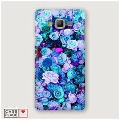 Чехол Пластиковый Samsung Galaxy A7 Цветочный ковер Case Place