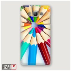 Чехол Пластиковый Samsung Galaxy A7 Цветные карандаши Case Place