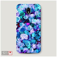 Чехол Пластиковый Samsung Galaxy J5 2017 Цветочный ковер Case Place