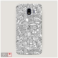 Чехол Пластиковый Samsung Galaxy J4 Бильярдная мозаика Case Place