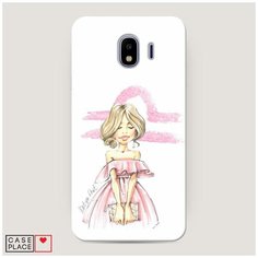 Чехол Пластиковый Samsung Galaxy J4 Весы образ Case Place