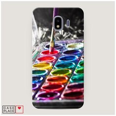 Чехол Пластиковый Samsung Galaxy J4 Палитра красок Case Place