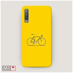 Чехол Пластиковый Samsung Galaxy A7 2018 Хобби велосипед 1 Case Place