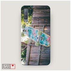 Чехол Пластиковый Samsung Galaxy A7 2018 Хобби скейт 3 Case Place