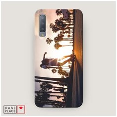 Чехол Пластиковый Samsung Galaxy A7 2018 Хобби скейт 2 Case Place