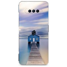 Силиконовый чехол "Домик на воде" на Xiaomi Black Shark 4 / Сяоми Блэк Шарк 4 Case Place