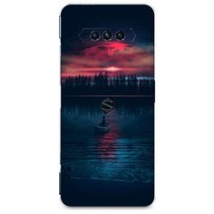 Силиконовый чехол "Лодка в закате" на Xiaomi Black Shark 4 / Сяоми Блэк Шарк 4 Case Place