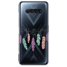 Силиконовый чехол "Гирлянда из перьев 2" на Xiaomi Black Shark 4 / Сяоми Блэк Шарк 4 Case Place