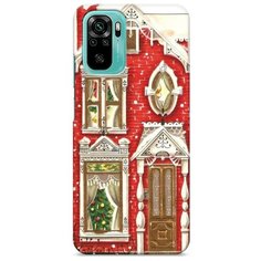 Пластиковый чехол "Пряничный домик" на Xiaomi Redmi Note 10S / Сяоми Редми Нот 10S Case Place