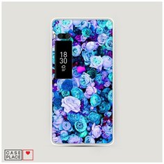 Силиконовый чехол "Цветочный ковер" на Meizu Pro 7 / Мейзу Про 7 Case Place