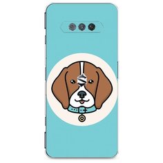 Силиконовый чехол "Собака в ошейнике" на Xiaomi Black Shark 4S Pro / Сяоми Блэк Шарк 4S Про Case Place