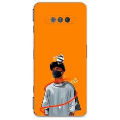 Силиконовый чехол "В маске 1" на Xiaomi Black Shark 4S Pro / Сяоми Блэк Шарк 4S Про Case Place