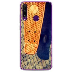 Силиконовый чехол "Хобби скейт 5" на Huawei Y6p / Хуавей Y6p Case Place