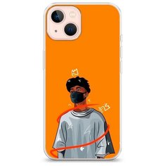 Силиконовый чехол "В маске 1" на Apple iPhone 13 / Айфон 13 Case Place