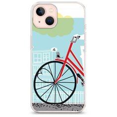 Силиконовый чехол "Хобби велосипед 9" на Apple iPhone 13 / Айфон 13 Case Place