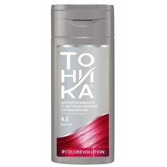 Тоника оттеночный бальзам для волос Colorevolution 4.6 Ruby Red, 150 мл