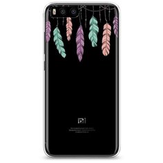 Силиконовый чехол "Гирлянда из перьев 2" на Xiaomi Mi6 / Сяоми Ми 6 Case Place