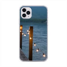 Силиконовый чехол "Гирлянды на причале" на Apple iPhone 11 Pro / Айфон 11 Про Case Place