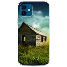 Силиконовый чехол "Домик в поле" на Apple iPhone 12 / Айфон 12 Case Place