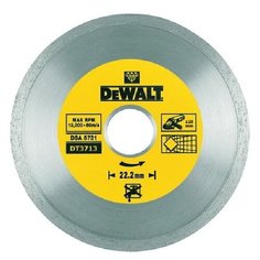 DeWALT Диск алмазный 115х22,2х1,75 сегментный для УШМ, высота сегмента 7мм, DT3701 DeWALT