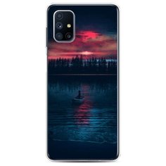 Силиконовый чехол "Лодка в закате" на Samsung Galaxy M31s / Самсунг Галакси M31s Case Place