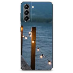 Силиконовый чехол "Гирлянды на причале" на Samsung Galaxy S21 / Самсунг Галакси S21 Case Place