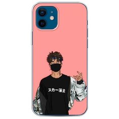 Силиконовый чехол "В маске 2" на Apple iPhone 12 / Айфон 12 Case Place