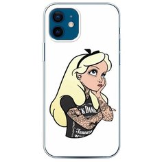 Силиконовый чехол "Белоснежка в татуировках" на Apple iPhone 12 / Айфон 12 Case Place