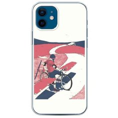 Силиконовый чехол "Хобби велосипед 4" на Apple iPhone 12 / Айфон 12 Case Place